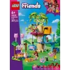 Juguete de construcción LEGO Friends 42666 set de juego casa del árbol fiesta de cumpleaños de gatos, 321 piezas, 6+ años, 180×160×100 mm