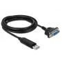 Cable serie DeLOCK 66281 negro 1,8 m RS-232 USB Type-A