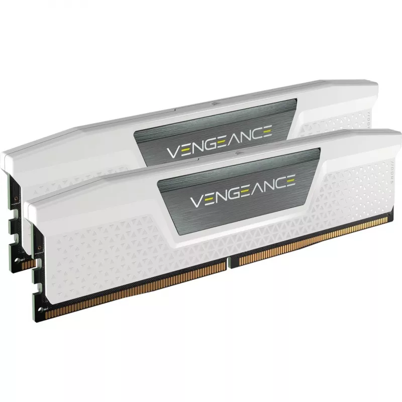 32 GB Corsair DIMM 5200 (2x 16 GB) Dual-Kit (blanco CMK32GX5M2B5200C40W. Vengeance. INTEL XMP)