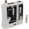 Comprobador de cables Basetech BT-200 BT-200 compatible con RJ-45, RJ-11, BNC