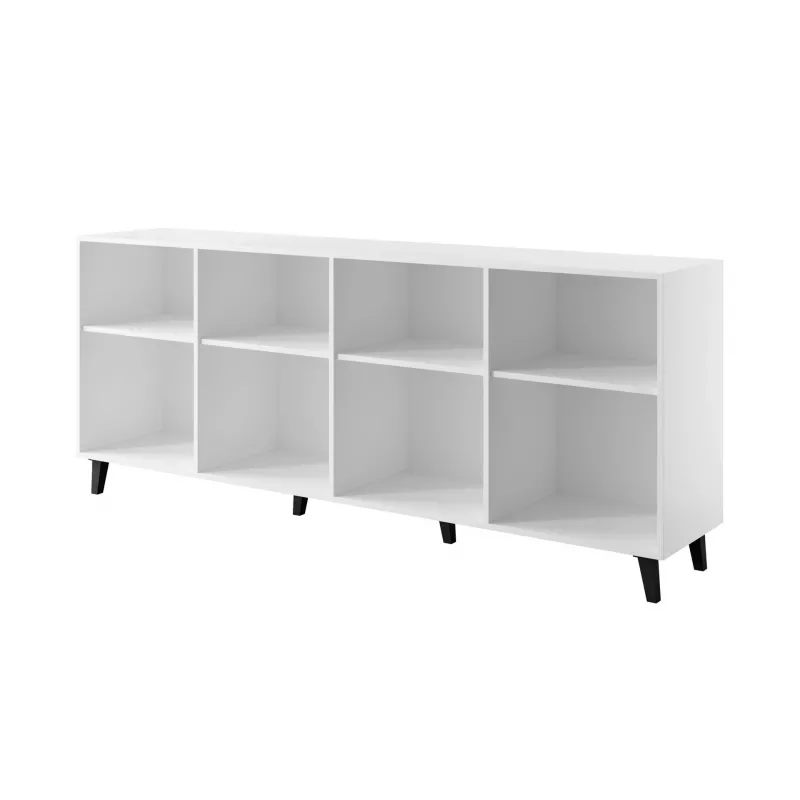 Cama Meble ETNA cómoda 200x42x82 cm, blanca mate