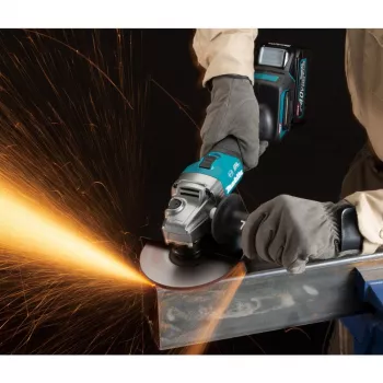 Amoladora angular a batería GA035GZ XGT, 40 voltios (azul/negro, sin batería ni cargador)