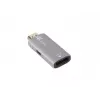 Adaptador de cable de vídeo Lanberg AD-HD-DP-01 HDMI Type-A DisplayPort Plata