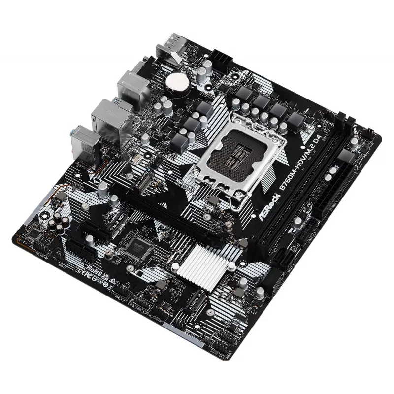 Placa base ASRock B760M-HDV/M.2 D4 DDR4 LGA 1700 Micro-ATX