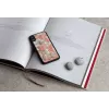 Funda para móvil iKins para iPhone XR — patrón de diamantes, negra