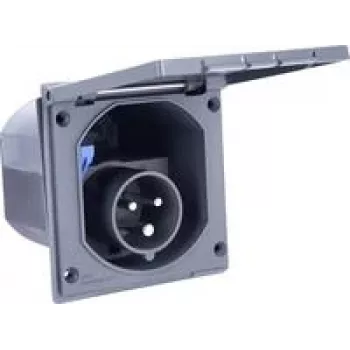 Conector macho CEE industrial AS Schwabe 61492, 16 A, 230 V, conexión eléctrica con protección IP