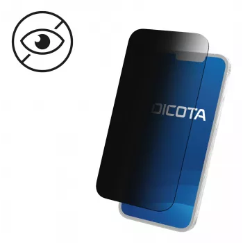 Filtro de privacidad Dicota para móvil - 2 vías, autoadhesivo