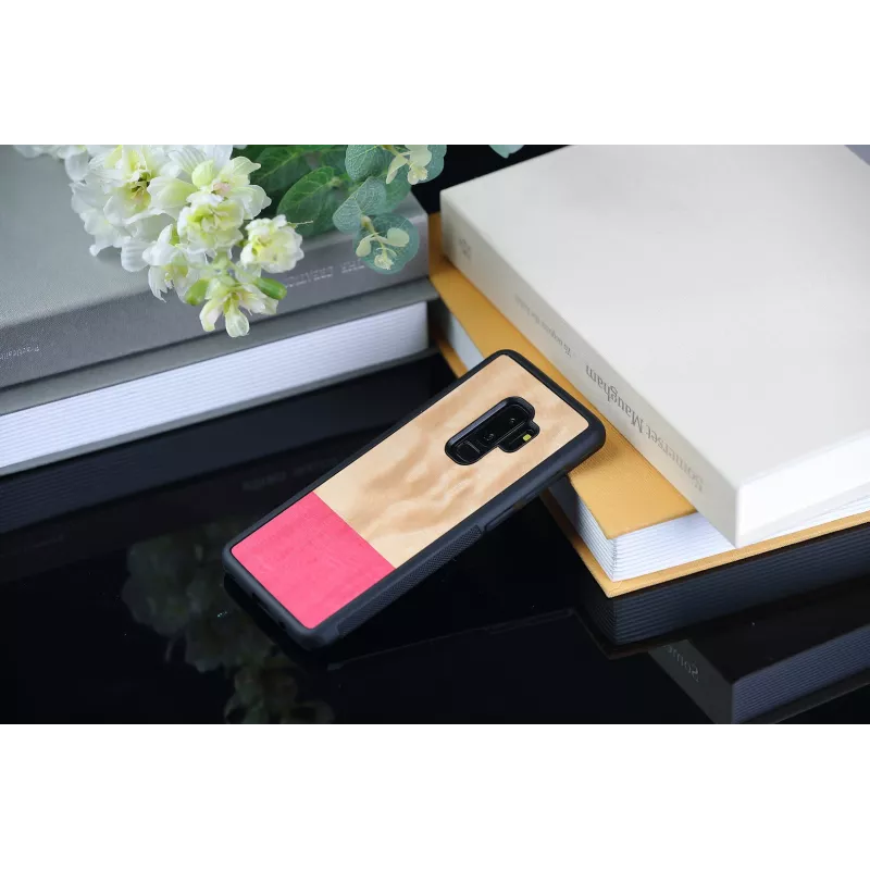 Funda para smartphone Man and Wood Galaxy S9 Plus Miss Match negro — funda protectora para Samsung Galaxy S9+