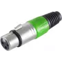 ShiverPeaks BASIC-S Acoplador XLR (hembra), verde (BS55022-G)
