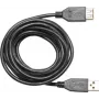 Cable USB Eltako 30000020 conector hembra USB-A a conector macho USB-A, 2 m, negro
