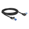 Cable de red DeLOCK RJ45 Cat.6A S/FTP 2 m negro
