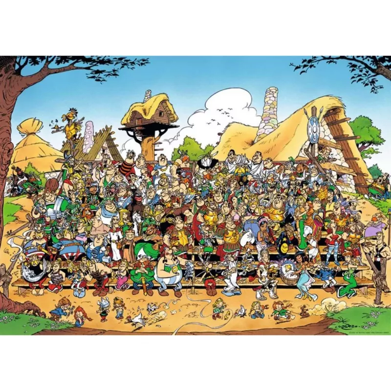 Puzle Ravensburger 1000 piezas Colour puzzle (dibujos animados) — 700 mm de ancho, edad 14+