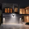 Maclean MCE442 Foco LED solar con detector de movimiento Foco de pared IP44 6W 6000K