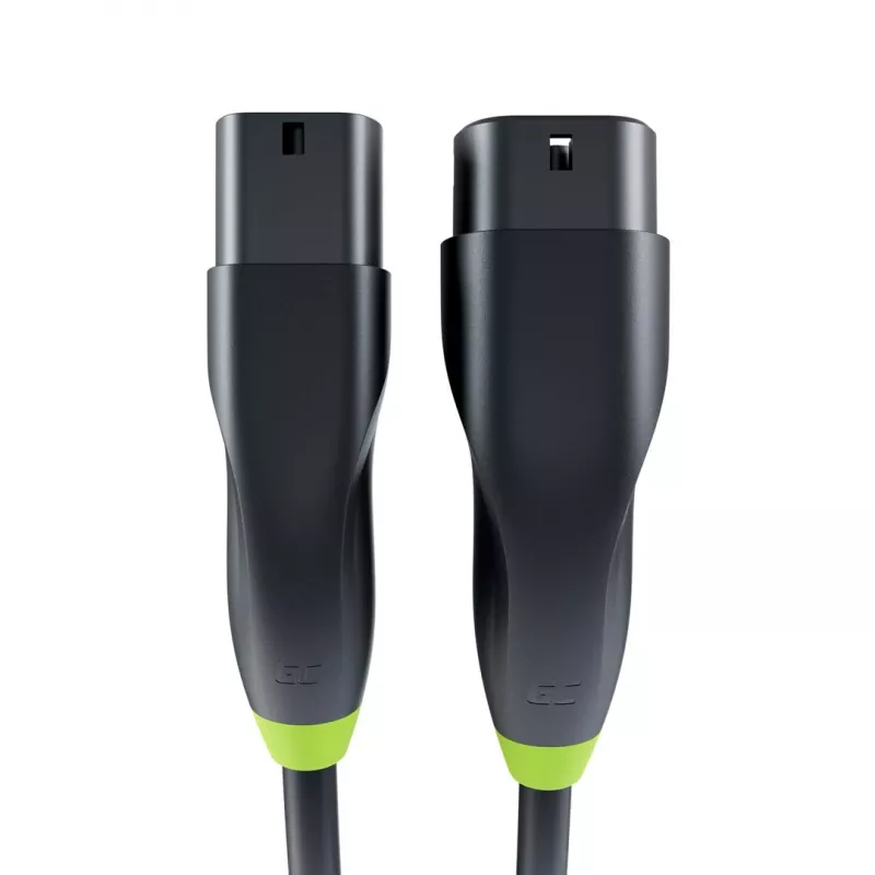 Cable de carga Green Cell EVKABGC03 — Tipo 2, 5 m, 11 kW, para vehículos eléctricos