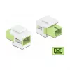 Módulo Keystone SC simplex conector hembra a SC simplex conector hembra DeLOCK 86813