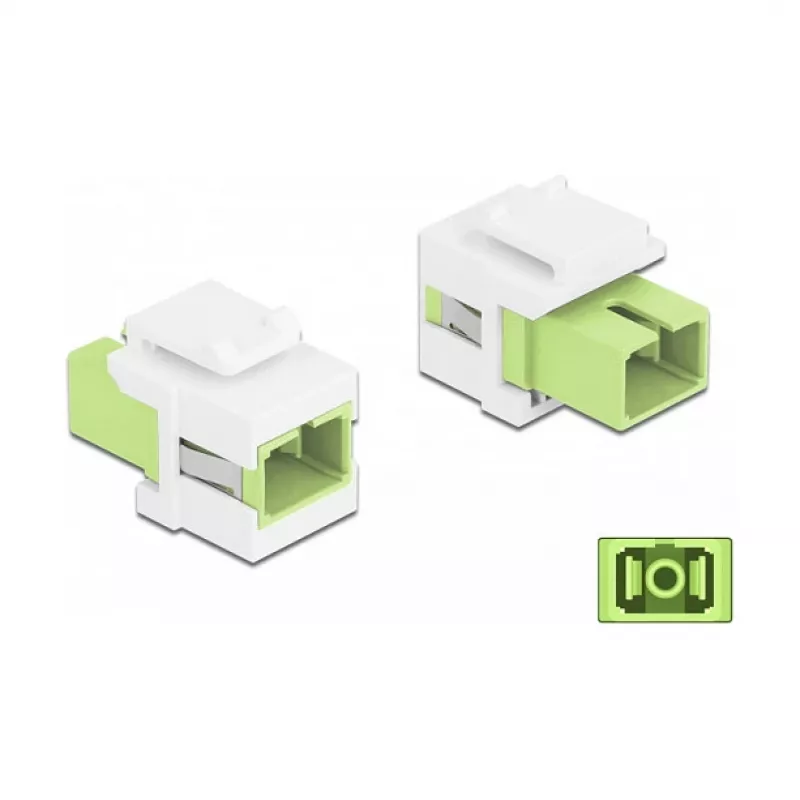 Módulo Keystone SC simplex conector hembra a SC simplex conector hembra DeLOCK 86813