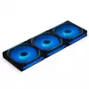 LIAN LI UNI FAN SL-INF 120 ARGB Reverse Blade PWM pack de 6 negro