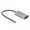Hub USB DELOCK 10 Gbps Type-C 4 puertos PD 85W cable 30 cm