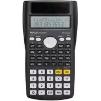 Calculadora de sobremesa Maul MSC 240 ECO negra, visualización (dígitos): 10, alimentación solar (L x An x Al) 16,1 x 8,5 x 2,1 cm (7270590)