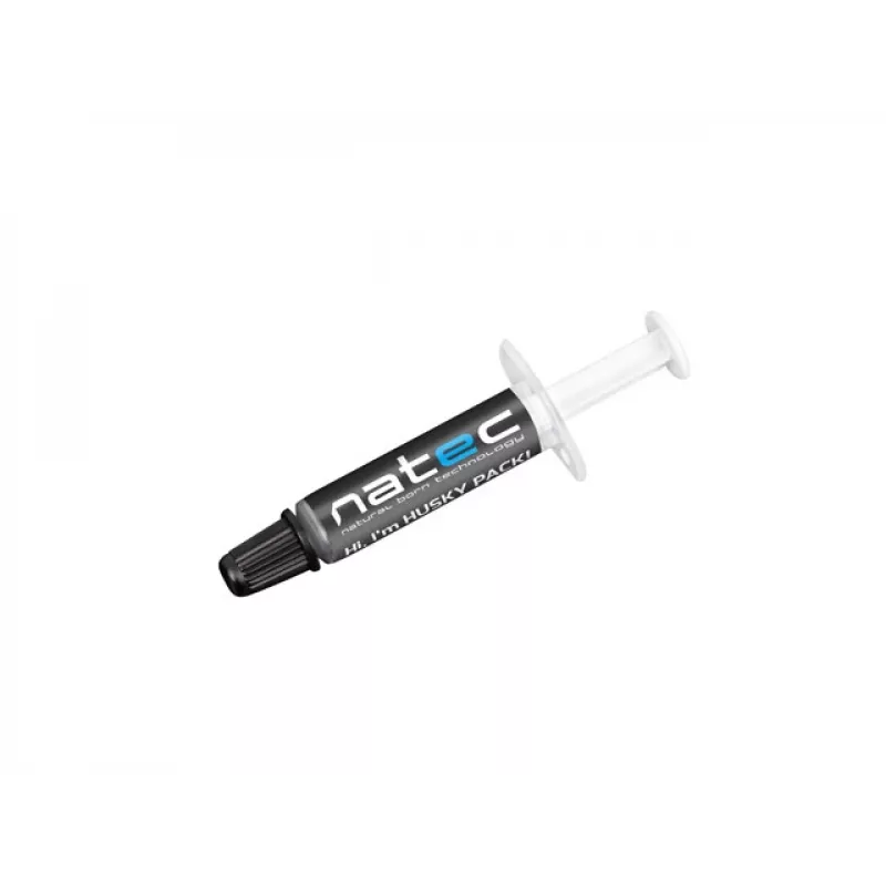 Pasta térmica NATEC Husky Pack NPT-1581, conductividad térmica 4,63 W/m·K, gris, -30–280 °C, 10 uds.