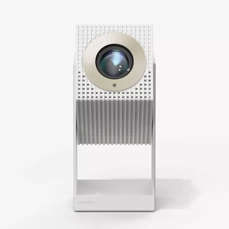 Proyector WANBO Cube 2 Pro 500 ANSI Android TV 11 — proyector doméstico inteligente compacto, blanco