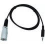 Adaptador DMX EUROLITE — 1x jack de 3,5 mm a 1x conector macho XLR