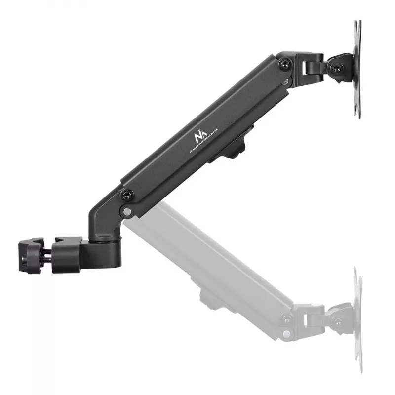 Soporte de monitor para tubo / barra 28-60 mm Maclean, 17-27'', máx. 7 kg, muelle de gas, MC-459