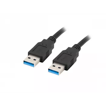 Cable USB -A M/M 3.0 0,5 m negro