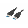 Cable USB -A M/M 3.0 0,5 m negro