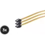 Cable interno para PC ShiverPeaks SCO 78246-0.5-Y3 50 cm recto resorte metálico