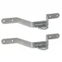 Soporte de montaje en mástil Extralink K150 con abrazadera en U M8, acero inoxidable, carga máx. 14 kg, pack de 2