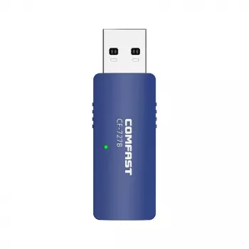 Adaptador USB Wi-Fi y Bluetooth Comfast CF-727B, dual band 2,4/5 GHz, hasta 1300 Mbit/s
