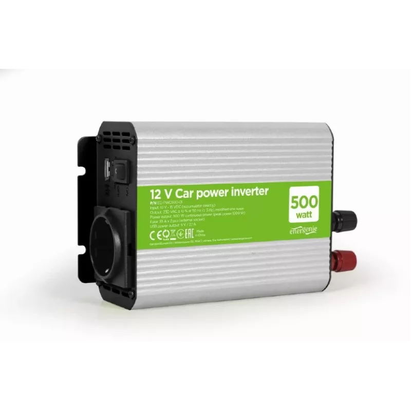 Convertidor de tensión para coche 12V 500W