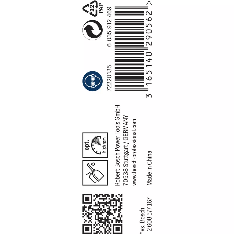 Broca para metal Bosch HSS-G, Ø 3,2 mm, 10 uds.