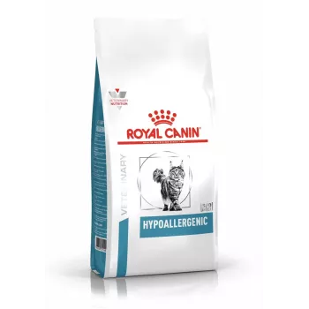 Alimento seco para gatos Royal Canin Hypoallergenic 400 g — dieta veterinaria para gatos adultos con intolerancias alimentarias, sabor ave