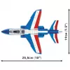 Juguete de construcción Cobi Alpha Jet Patrouille de France modelo a escala 1:48 COBI-5841
