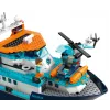 Juguete de construcción LEGO City barco de expedición ártica 60368 — 815 piezas, 7+ años, incluye 4 minifiguras