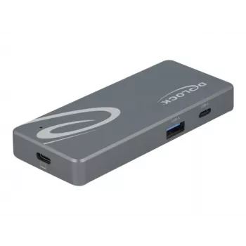 Lector de tarjetas DeLOCK USB Type-C para CFast SD + hub USB