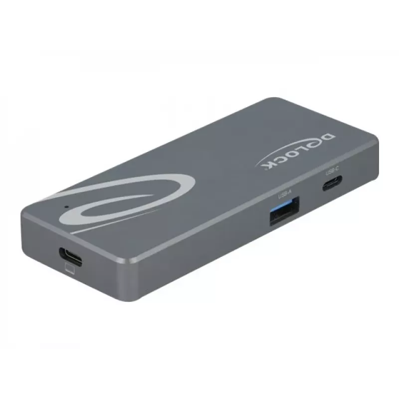 Lector de tarjetas DeLOCK USB Type-C para CFast SD + hub USB