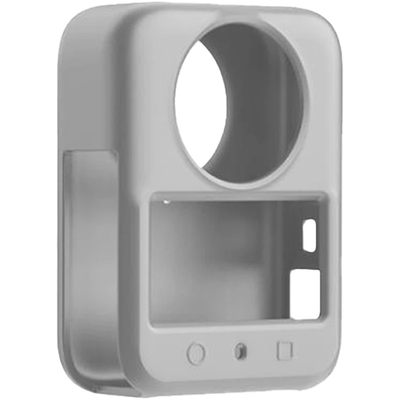 Funda de silicona con protección de objetivo PULUZ DJI Osmo 360 (gris)