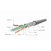 Cable de red Gembird CAT6 FTP 100m gris F/UTP (FTP)