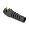 Prensaestopas DeLOCK M12 con ventilación y alivio de tracción IP68 negro 2 uds.