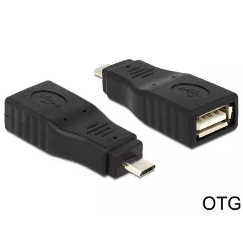 Adaptador de cable Micro USB2.0-B USB2.0-A DeLOCK 65549
