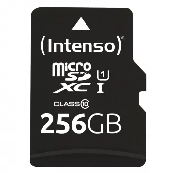Memoria flash Intenso 256 GB UHS-I microSD Performance Class 10