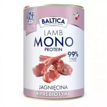 BALTICA Nutraceutic Monoproteico Cordero con Prebióticos - Comida húmeda para perros - 400g
