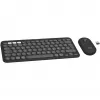 Logitech Pebble 2 Combo teclado y ratón inalámbricos QWERTZ alemán grafito