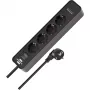 Alargador de corriente Brennenstuhl 1153240106 1,5 m 4 tomas AC para interior negro