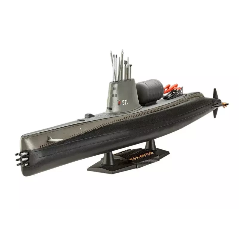 Maqueta de barco de plástico REVELL U.S.S. Nautilus escala 1:305, kit 05184