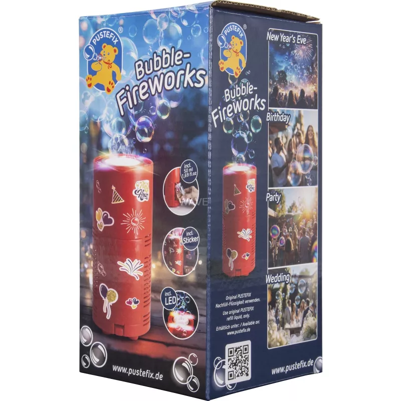 Bubble Fireworks, pompas de jabón