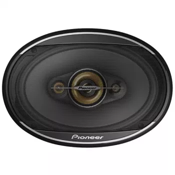 Pioneer TS-A6971F. Tipo de altavoz: 4 vías, potencia máxima: 600 W, potencia nominal: 100 W. Profundidad de montaje: 20,3 cm, tamaño del woofer (An x Al): 152,4 x 228,6